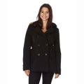 Yoki Women's Leopard Faux Fur Hooded Fleece Coat by DailySale