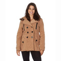 Yoki Women's Leopard Faux Fur Hooded Fleece Coat by DailySale