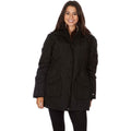 Yoki Women's Long Heavy Weight Coat with Leopard Sherpa Lining and Hood by DailySale