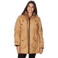 Yoki Women's Long Heavy Weight Coat with Leopard Sherpa Lining and Hood by DailySale