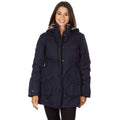 Yoki Women's Long Heavy Weight Coat with Leopard Sherpa Lining and Hood by DailySale