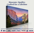 Yosemite Sunset Family Names Sign by Tailored Canvases