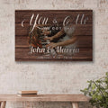 You and Me We Got This Couple Piano Sign by Tailored Canvases