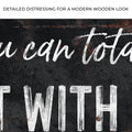 You Can Totally Sit With Us Sign by Tailored Canvases