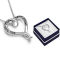 "You Hold My Heart Forever" Heart Necklace by DailySale