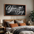 You Me and the Boys Farmhouse Family Sign II by Tailored Canvases