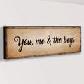 You, Me, And The Boys Sign IV by Tailored Canvases