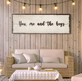 You, Me, And The Boys Sign IV by Tailored Canvases