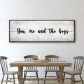You, Me, And The Boys Sign V by Tailored Canvases