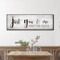 You, Me, And The Dogs Sign III by Tailored Canvases