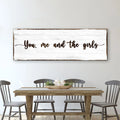 You, Me, And The Girls Sign by Tailored Canvases