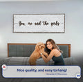 You, Me, And The Girls Sign by Tailored Canvases