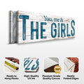 You, Me And The Girls Sign II by Tailored Canvases