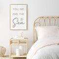 You Me and the Sea Coastal Sign V by Tailored Canvases
