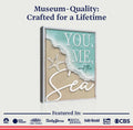 You Me and the Sea Coastal Sign VI by Tailored Canvases