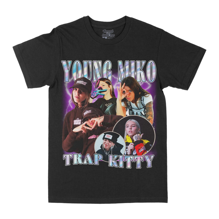 Young Miko "Trap Kitty" Graphic Tee by Obsessed with graphic tees