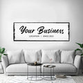 Your Business Location Sign by Tailored Canvases
