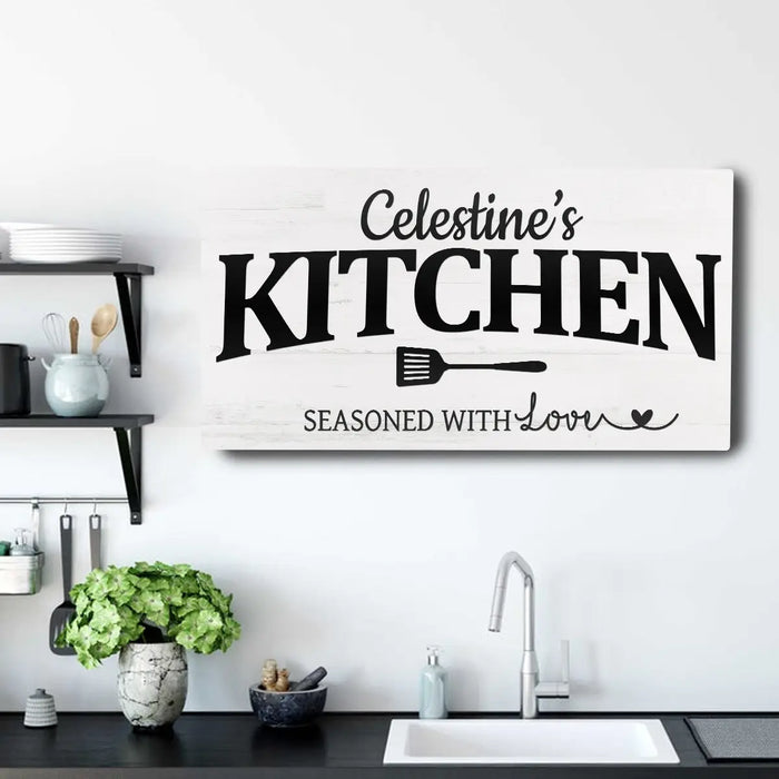Your Kitchen Sign by Tailored Canvases