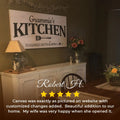 Your Kitchen Sign by Tailored Canvases