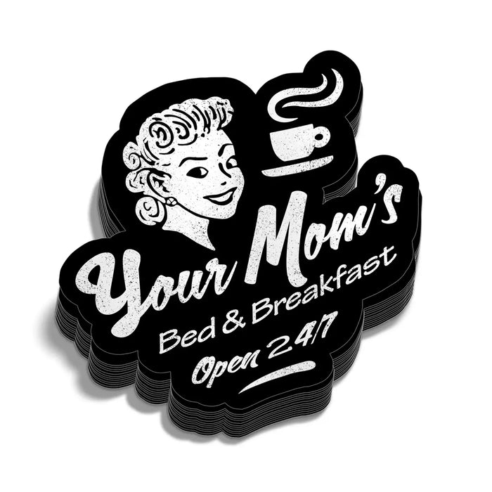 Your Mom Hard Hat Decal by Armed American Supply