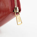 YSL Patent Berry Zip Around Wallet #1751 by Bolt Boutique
