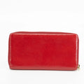 YSL Patent Berry Zip Around Wallet #1751 by Bolt Boutique
