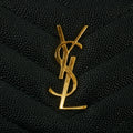 YSL Saint Laurent Black Cassandre Matelasse Bifold Wallet #2965 by Bolt Boutique