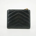 YSL Saint Laurent Black Cassandre Matelasse Bifold Wallet #2965 by Bolt Boutique