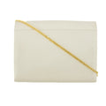 YSL Saint Laurent White x Blue Leather Shoulder Bag #5859 by Bolt Boutique