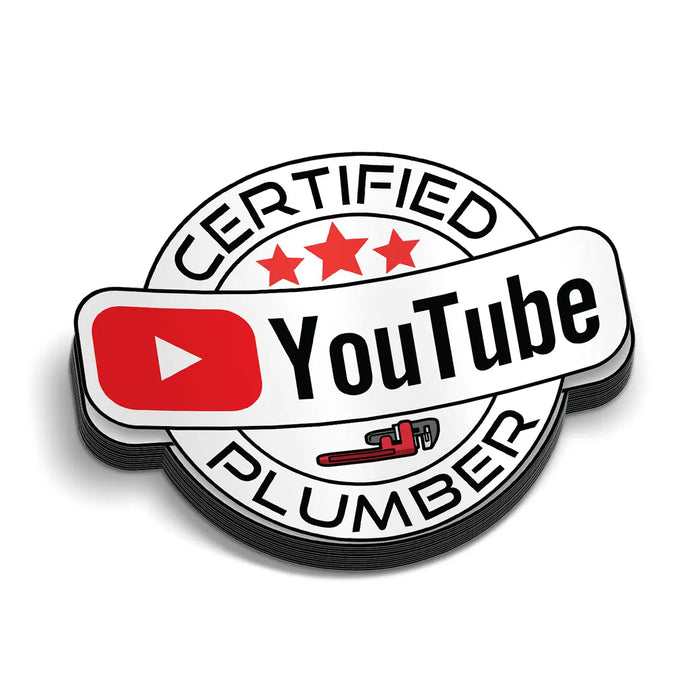 YT Plumber Hard Hat Decal by Armed American Supply