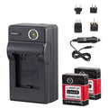 Yubi Power 2 Batteries Kit for GoPro 1280 mAh and Travel Charger Kits by DailySale