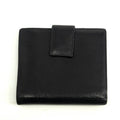 Yves Saint Laurent Black Rive Gauche Leather Compact Wallet #3963 by Bolt Boutique