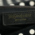 Yves Saint Laurent Canvas Black Polka Dot Shoulder Bag #5276 by Bolt Boutique