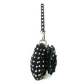Yves Saint Laurent Canvas Black Polka Dot Shoulder Bag #5276 by Bolt Boutique