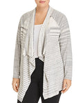 NIC+ZOE Plus Time Change Open-Front Cardigan, Size 2X by Vanessa Jane