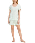 Charter Club Cotton Henley and Shorts Pajama Set, Size XS by Vanessa Jane