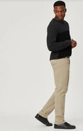 Zach Beige Twill - Straight Leg by Boutique 23