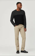 Zach Beige Twill - Straight Leg by Boutique 23