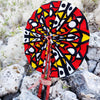 Zakia African Print Folding Hand Fan