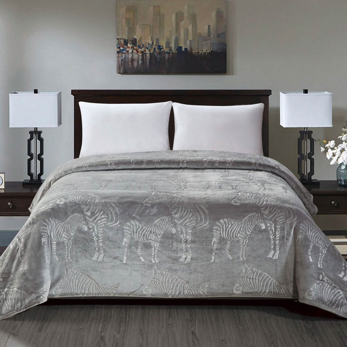 Zebra Designed Premium Flannel Fleece Blanket by DailySale