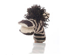 Organic Wool Knit Hand Puppet | Zachary the Zebra by Finn + Emma