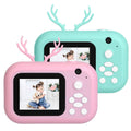 Zero Ink Selfie Camera 1080P HD Video Recorder with Dual Lens 3 Roll Print Papers by DailySale