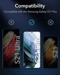 FlexOn Film Screen Protector (3-Pack) - Samsung Galaxy S21 Plus by Zerodamage Sahara Case LLC