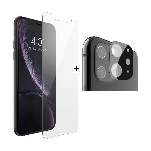 ZeroDamage Clear Tempered Glass Screen Protector (2-Pack) - iPhone 11 by Zerodamage Sahara Case LLC