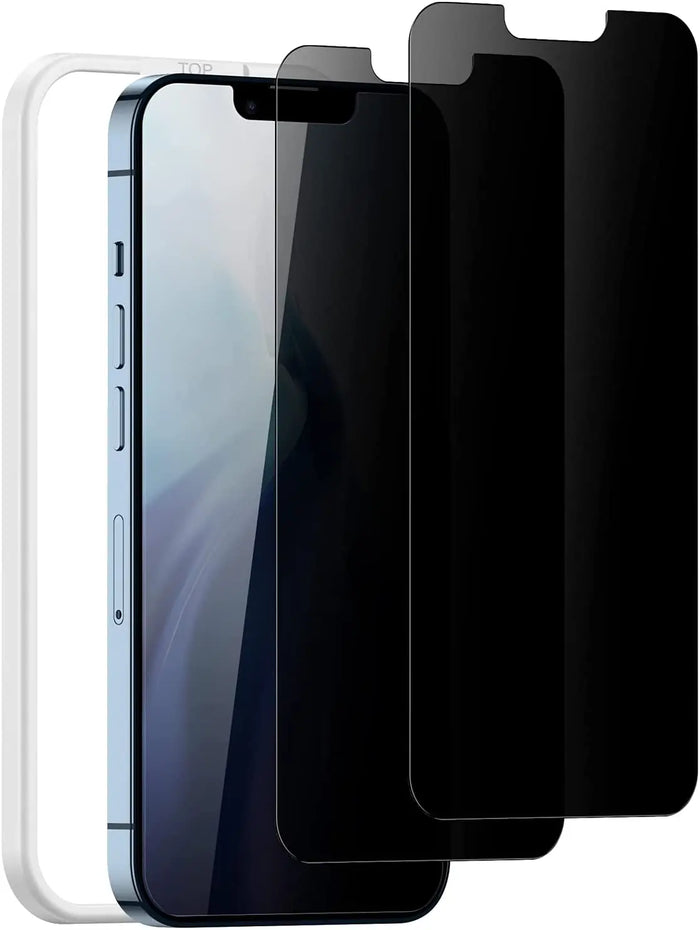 ZeroDamage Privacy Screen Protector (2-Pack) - iPhone 13 and iPhone 14 by Zerodamage Sahara Case LLC