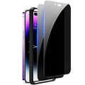 ZeroDamage Ultra-Strong+ Tempered Privacy Glass Screen Protector (2-Pack) - iPhone 14 Pro Max by Zerodamage Sahara Case LLC