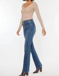 Zina High Rise Vintage Bootcut Jeans - Dark by Boutique 23