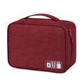 Zippered Cable Compartment Bag for Electronics Storage by DailySale