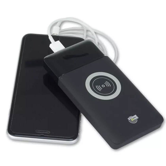 Zone One 15,000mAh LED Dual-USB and Wirless Charging Power Bank by DailySale