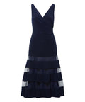 Lauren Ralph Lauren Lighthouse Navy Tulle-Panel A-Line Dress, 6 by Vanessa Jane